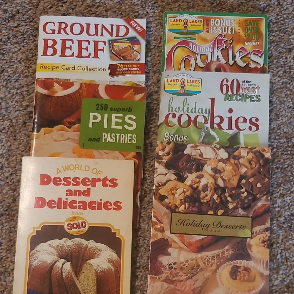 Assorted Recipe Book Collection
